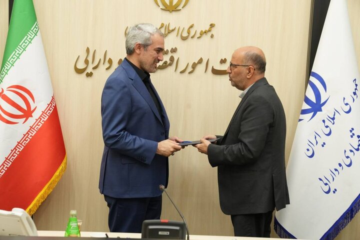 مراسم تکریم و معارفه سرپرست معاونت حقوقی و امور مجلس وزارت اقتصاد