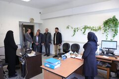 بازدید دکتر مدنی زاده از بخش های مختلف وزارت اقتصاد 