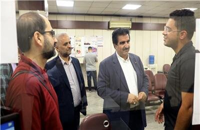 بازدید مدیرعامل بانک رفاه کارگران از شعب این بانک در شهر تهران