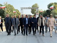 بازدید مسرور از اراضی مستعد ایجاد منطقه آزاد مشترک میان ایران و آذربایجان