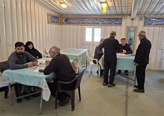 برپایی میز خدمت بیمه ایران در مصلای نماز جمعه تهران