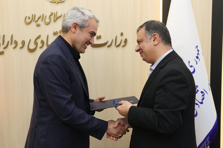 مراسم تکریم و معارفه سرپرست مرکز روابط عمومی و اطلاع رسانی وزارت اقتصاد