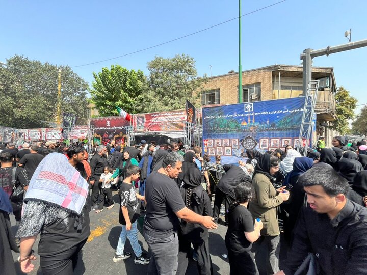 خدمت‌رسانی سازمان اموال تملیکی در آئین پیاده‌روی جاماندگان اربعین حسینی