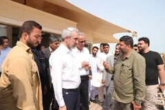 بازدید وزیر اقتصاد از مراحل ساخت پروژه منطقه گردشگری گوردیم