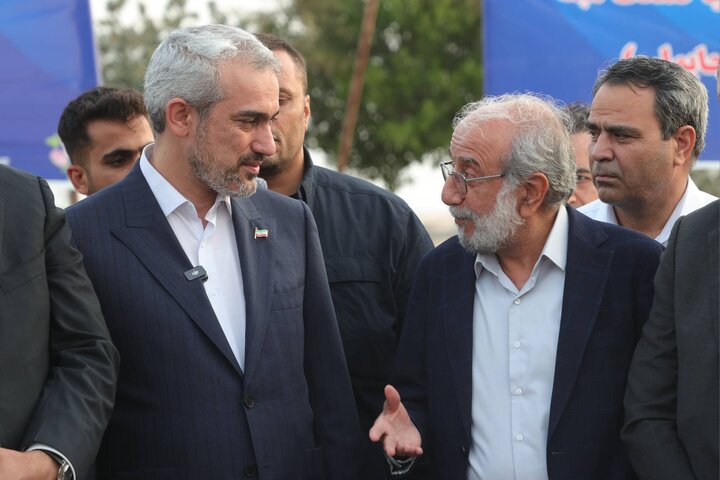 آیین کلنگ زنی بیمارستان‌۹۶‌ تختخوابی کیمیا صنعت مبنا