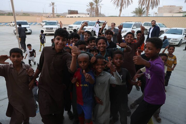 آیین افتتاح مجتمع آموزشی ۱۲ کلاسه "ایران ما" در شهرستان چابهار