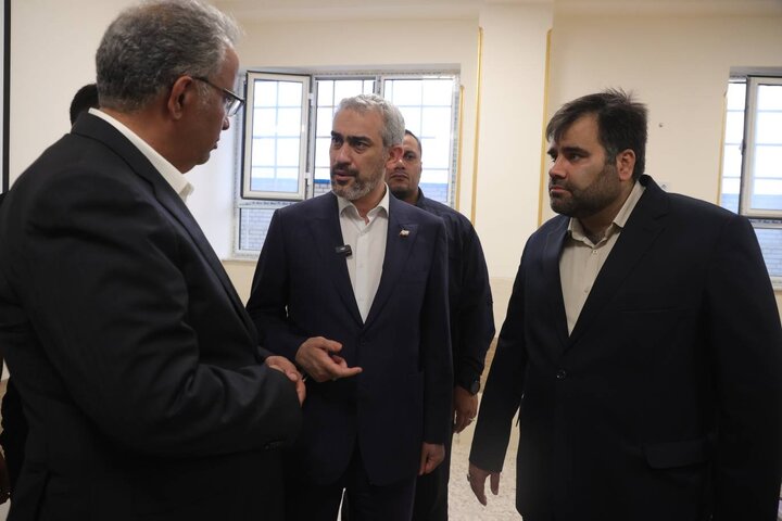 آیین افتتاح مجتمع آموزشی ۱۲ کلاسه "ایران ما" در شهرستان چابهار