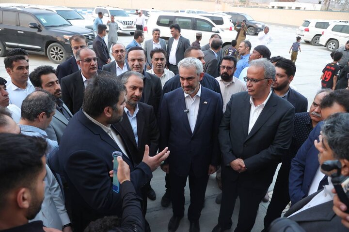 آیین افتتاح مجتمع آموزشی ۱۲ کلاسه "ایران ما" در شهرستان چابهار