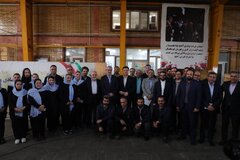 بازدید وزیر اقتصاد از مجموعه تولیدی آهنج بهتا