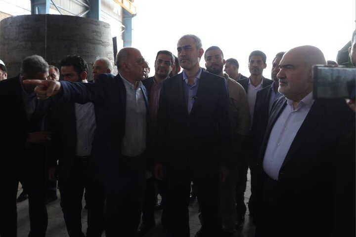 آیین افتتاح شرکت فولاد پخش اهواز