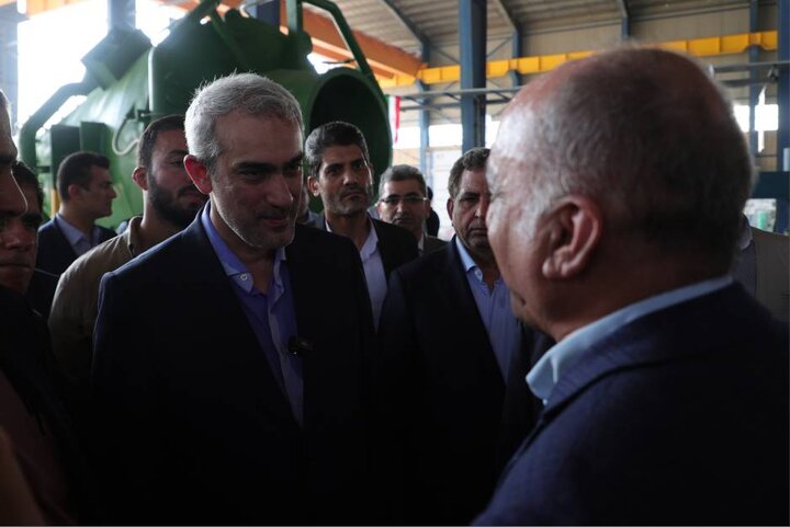 آیین افتتاح شرکت فولاد پخش اهواز