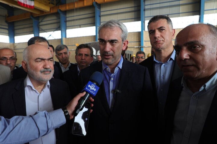 آیین افتتاح شرکت فولاد پخش اهواز