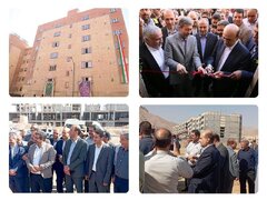 افتتاح پروژه ۹۵۴ واحدی طرح نهضت ملی مسکن شهر جدید فولادشهر