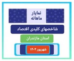 انتشار نمایار شاخص های مهم اقتصادی استان مازندران ویژه شهریور1404