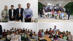 اختتام دوره های سیاه قلم و سفالگری ویژه فرزندان کارکنان اداره کل امور اقتصادی و دارایی گلستان