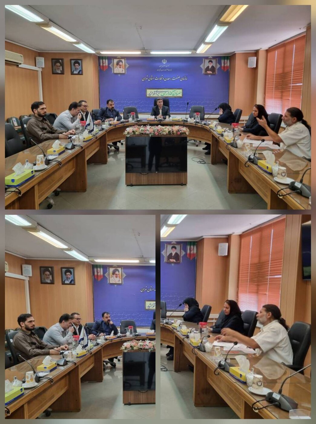 حضور نماینده اداره کل امور اقتصادی و دارایی استان تهران در جلسه کارگروه تسهیل و رفع موانع تولید