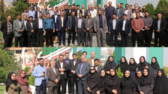 مدیرکل و کارکنان اقتصاد و دارایی گلستان با شهید خوش نام تجدید بیعت کردند