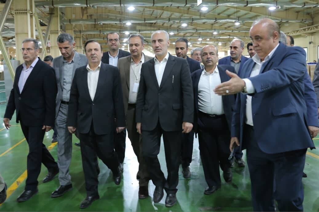 بازدید رئیس سازمان برنامه و بودجه کشور از شهرک صنعتی کاسپین آبیک