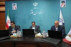 جلسه تسریع در پرداخت تسهیلات سفر ریاست جمهوری در بوشهر برگزار شد