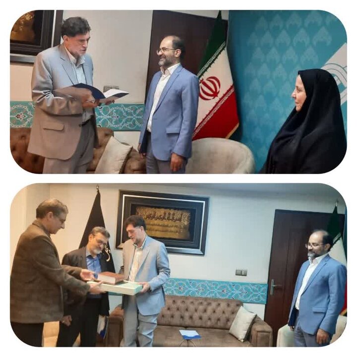 آیین تکریم و معارفه ذیحساب فرهنگ و ارشاد استان قم برگزار شد