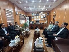 دیدار نماینده وزیر اقتصاد در استان با فرمانده انتظامی