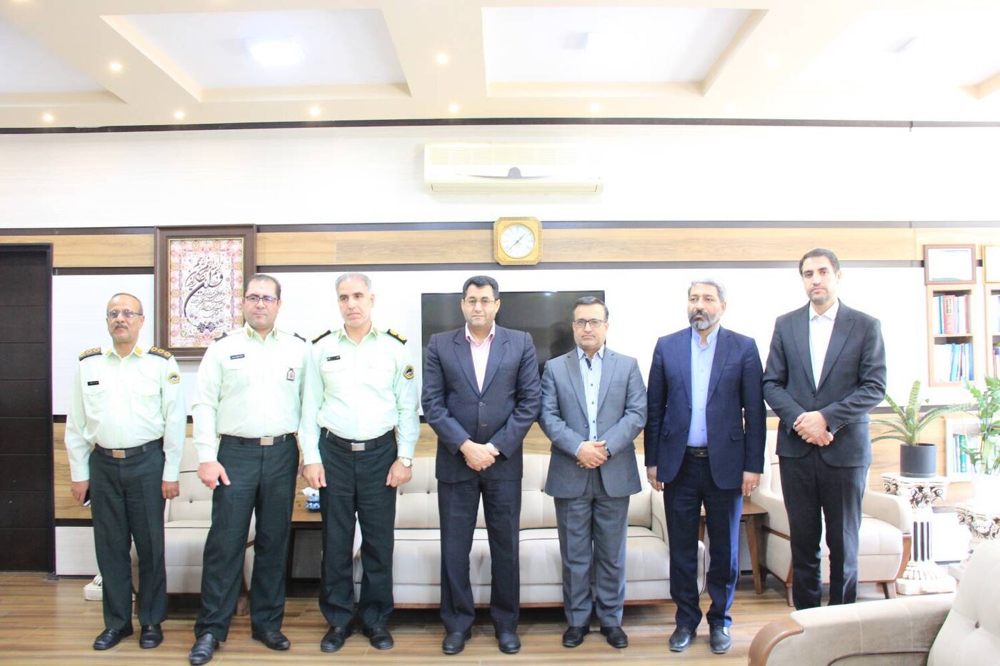 تقدیر از پرسنل فراجا مستقر در اداره کل