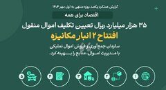 اقتصاد برای همه/۱۷/ تعیین تکلیف ۳۵هزار میلیارد ریال تعیین تکلیف اموال منقول