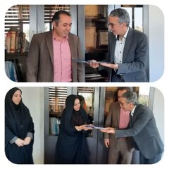 آیین تکریم و معارفه ذیحساب اداره کل هواشناسی قم برگزار شد