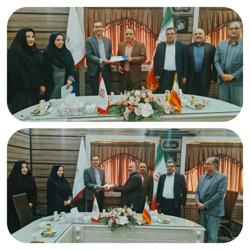 آیین تکریم و معارفه ذیحساب اداره کل انتقال خون قم برگزار شد آیین تکریم و معارفه ذیحساب اداره کل انتقال خون قم برگزار شد