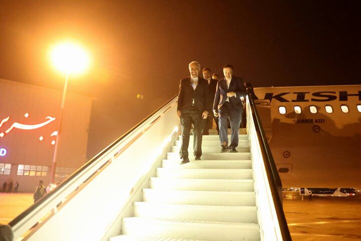 ورود وزیر اقتصاد به جزیره کیش