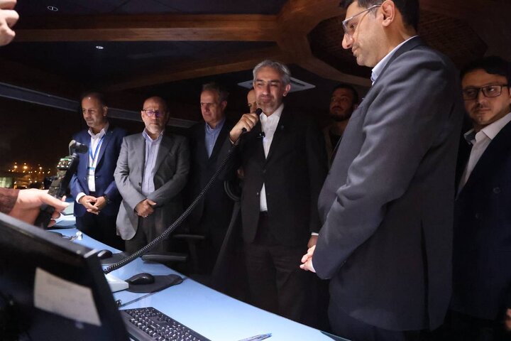 آیین بهره برداری از پروژه های زیر ساختی فرودگاه کیش با حضور وزیر اقتصاد