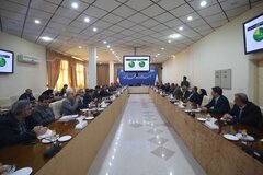 جلسه شیوه های تامین مالی پروژه با حضور دکتر کریمی رئیس مرکز تامین مالی وزارت اقتصاد و دبیر شورای ملی تامین مالی برگزار شد