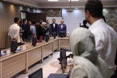 بازدید وزیر اقتصاد از اداره کل گمرک کیش و پردیس دانشگاهی صنعتی شریف