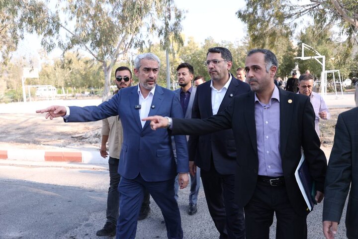 بازدید وزیر اقتصاد از اداره کل گمرک کیش و پردیس دانشگاهی صنعتی شریف