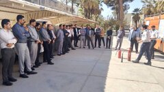 برگزاری رزمایش تخصصی پدافند غیرعامل در حوزه ایمنی و اطفای حریق اداره کل امور اقتصادی و دارایی سیستان و بلوچستان
