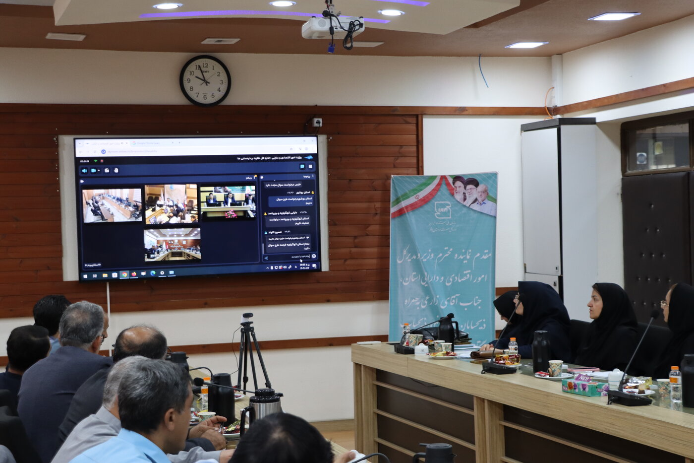 برگزاری نشست وبیناری ذیحسابان منطقه۵ با ذیحسابان وزارت امور اقتصادی و دارایی