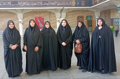 اردوی زیارتی بانوان همکار به حرم مطهر حضرت معصومه سلام الله علیها