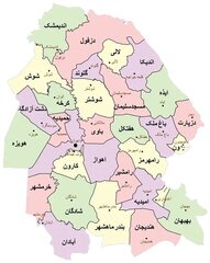 نقشه استان