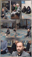 برگزاری مراسم زیارت عاشورا به مناسبت ایام فاطمیه در اداره کل امور اقتصادی و دارایی استان تهران