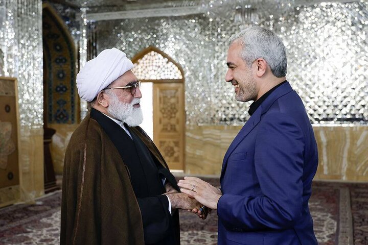 دیدار وزیر اقتصاد با تولیت آستان قدس رضوی