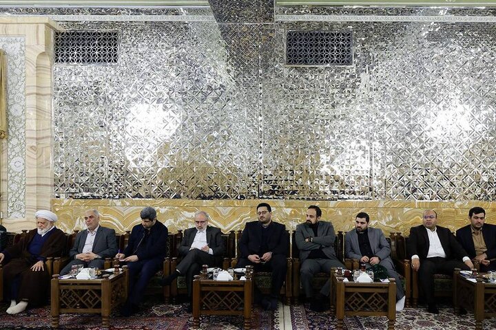 دیدار وزیر اقتصاد با تولیت آستان قدس رضوی