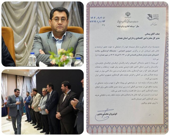 تقدیر معاون وزیر میراث فرهنگی از نماینده وزیر اقتصاد در استان