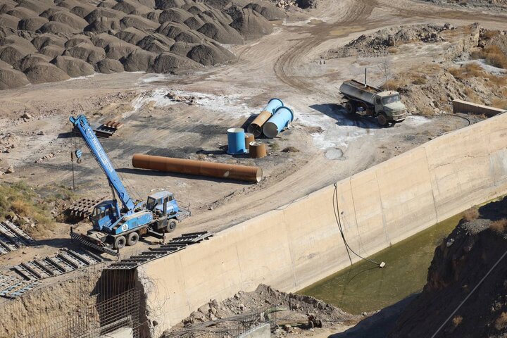 بازدید ذیحسابان دستگاه‌های اجرایی استان خراسان رضوی از عملیات احداث سد شوریجه در سرخس