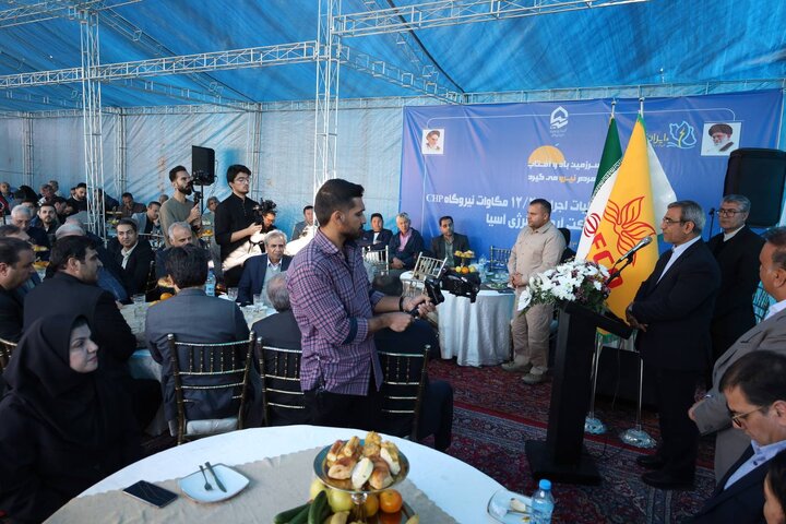 بهره‌برداری از نیروگاه ۱۲/۲ مگاواتی CHP و توسعه ناوگان گازرسانی استان با ۲۰۰دستگاه تانکر جدید
