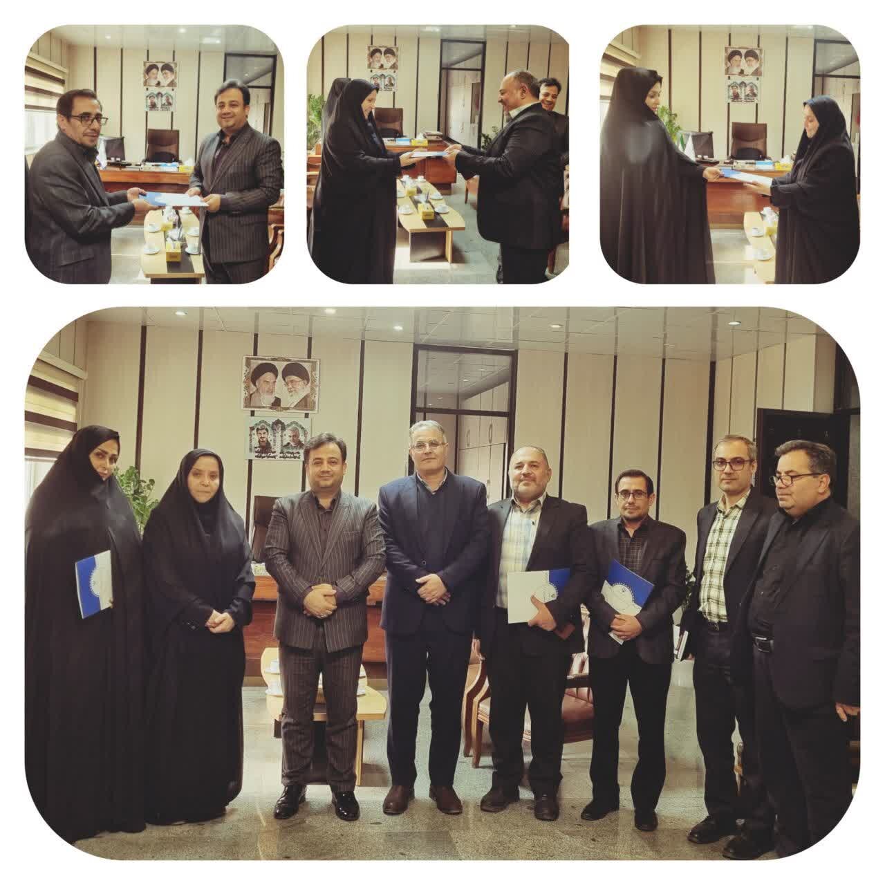 تقدیر از کارمندان نمونه فصلی