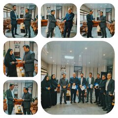 از اعضای فعال شورای اقامه نماز اداره کل تقدیر شد