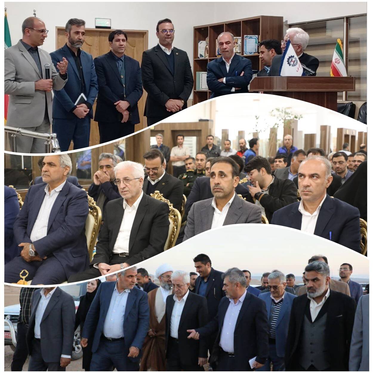 نشست صمیمی مدیران استان با جمعی از سرمایه‌گذاران و کارآفرینان شهرک صنعتی اسفراین