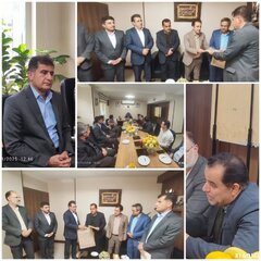 جلسه معارفه ذیحساب جدید شرکت تولید نیروی برق فارس