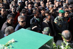 تشییع پیکر ۶ شهید گمنام در خراسان جنوبی