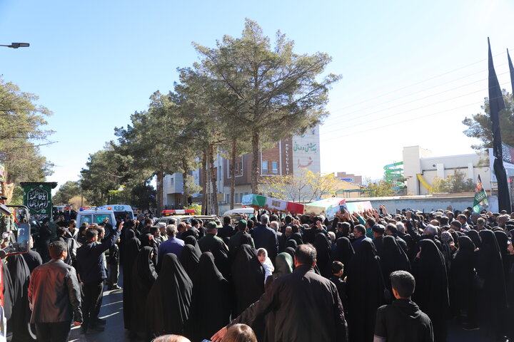 گزارش تصویر مراسم تشییع شهدای گمنام